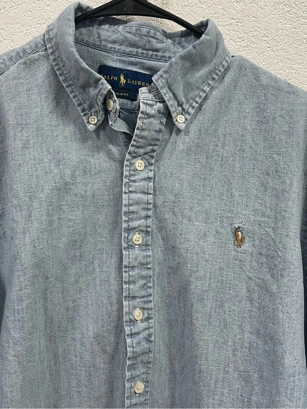 Polo by Ralph Lauren Light Blue Denim Button-Down Shirt